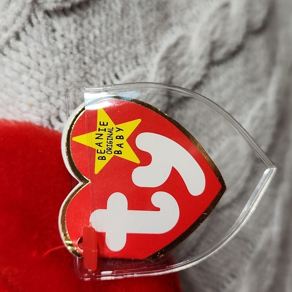 🕸Vintage Ty Beanie Baby Original Pincher The Lobster 1993 P.V.C. Pellets - Picture 8 of 12